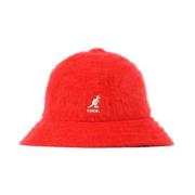 Kangol Casual Röd Päls Mössa Red, Unisex