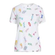 Moschino Kortärmad T-shirt White, Dam