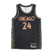 Nike Basketball Tank Top Swingman Jersey City Edition Black, Herr