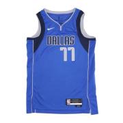 Nike Luka Doncic NBA Icon Edition Jersey Blue, Herr