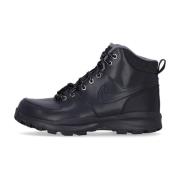 Nike Läder Hög Boot Svart Gunsmoke Black, Herr