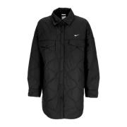 Nike Quiltad Coach Jacka Svart/Vit Black, Dam