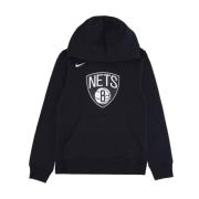 Nike Brooklyn Nets NBA Fleece Hoodie Black, Herr