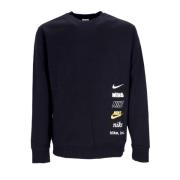 Nike Herr Crewneck Sweatshirt Svart Black, Herr