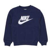 Nike Sportswear Crewneck Sweatshirt Midnight Navy/White Blue, Herr