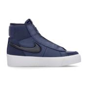 Nike Hög sneaker med dold snörning Blue, Dam