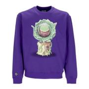 Octopus Lila Crewneck Sweatshirt Feed Me Purple, Herr