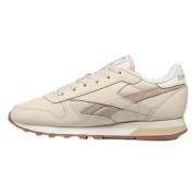 Reebok Klassiska lädersneakers Beige, Dam