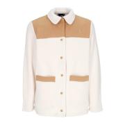 The North Face Sherpa Fleece Shacket Gardenia White/Almond White, Dam