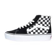 Vans Höga Plattformsneakers Black, Dam