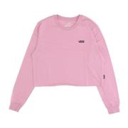 Vans Kortärmad Crop T-shirt Lila Pink, Dam