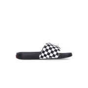 Vans Rutig Slide-on Tofflor True Vit/Svart Black, Herr