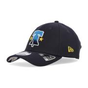 New Era Philadelphia Phillies Böjd Skärmkeps Black, Unisex