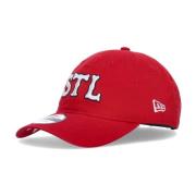 New Era St. Louis Cardinals Böjd Skärmkeps Red, Unisex