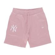 New Era Yankees Baseball Shorts Rose/Vit Pink, Herr