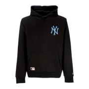 New Era MLB League Essential Hoodie Svart/Blå Black, Herr