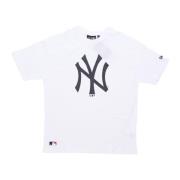 New Era Yankees Baseball Tee White/Black White, Herr