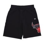 New Era Chicago Bulls Logo Tracksuit Shorts Black, Herr