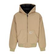 Carhartt Wip Aktiv Kall Läderjacka Brown, Herr