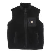 Carhartt Wip Svart Ärmlös Sherpa Väst Mesh Interiör Black, Herr