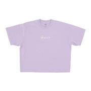 Obey Blommig Crop Tee Purple, Dam