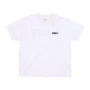 Obey Vit Visual Studios Kaylin Tee White, Dam