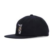 HUF Svart Flat Visor Snapback Keps Black, Herr