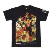 HUF Iron Man Tee Kortärmad T-shirt Black, Herr