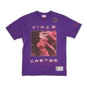 Mitchell & Ness Vintage NBA Tee Vince Carter Toronto Purple, Herr