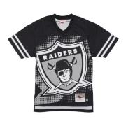 Mitchell & Ness NFL Big Face 7.0 Fotbollströja Black, Unisex