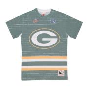 Mitchell & Ness Green Bay Packers NFL Tee Shirt Multicolor, Herr