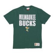 Mitchell & Ness Milwaukee Bucks NBA Tee Green, Herr