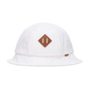 Herschel Tan Diamond Blanc De Blanc Bucket Hat White, Herr