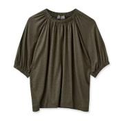 MOS Mosh Foil Tee Top med Glittereffekter Green, Dam