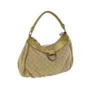 Gucci Vintage Pre-owned Canvas gucci-vskor Beige, Dam