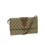 Gucci Vintage Pre-owned Canvas gucci-vskor Beige, Dam