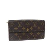 Louis Vuitton Vintage Pre-owned Belagd canvas plnbcker Brown, Dam