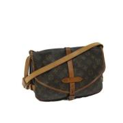 Louis Vuitton Vintage Pre-owned Canvas louis-vuitton-vskor Brown, Dam