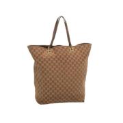 Gucci Vintage Pre-owned Canvas gucci-vskor Brown, Dam