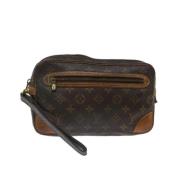 Louis Vuitton Vintage Pre-owned Canvas louis-vuitton-vskor Brown, Dam