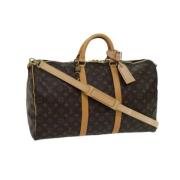 Louis Vuitton Vintage Pre-owned Canvas louis-vuitton-vskor Brown, Dam