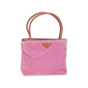 Prada Vintage Pre-owned Nylon prada-vskor Pink, Dam