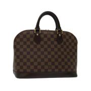 Louis Vuitton Vintage Pre-owned Canvas handvskor Brown, Dam