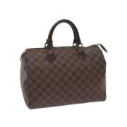 Louis Vuitton Vintage Pre-owned Canvas handvskor Brown, Dam