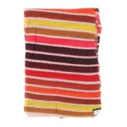 Faliero Sarti Multifärgad Cashmere Blandad Fransad Scarf Multicolor, D...