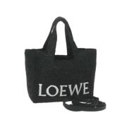 Loewe Pre-owned Pre-owned Bomull handvskor Black, Dam