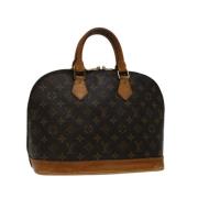 Louis Vuitton Vintage Pre-owned Canvas handvskor Brown, Dam