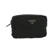 Prada Vintage Pre-owned Nylon hem-och-kontorstillbehr Black, Dam