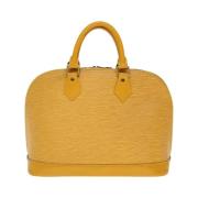 Louis Vuitton Vintage Pre-owned Laeder handvskor Yellow, Dam