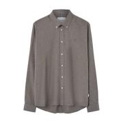 Les Deux Grå Button Down Skjorta Gray, Herr